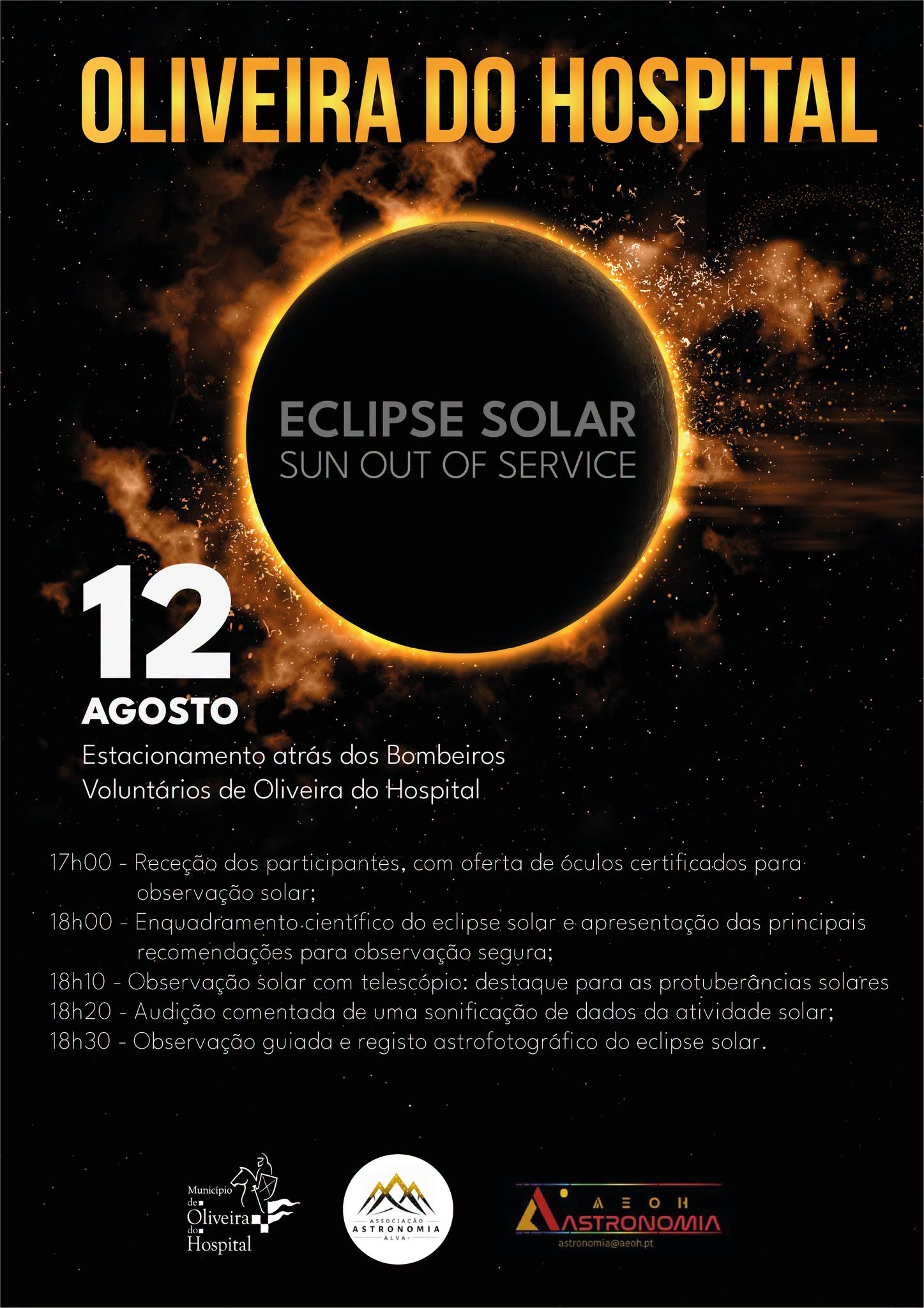 Eclipse Solar em Oliveira do Hospital — event image